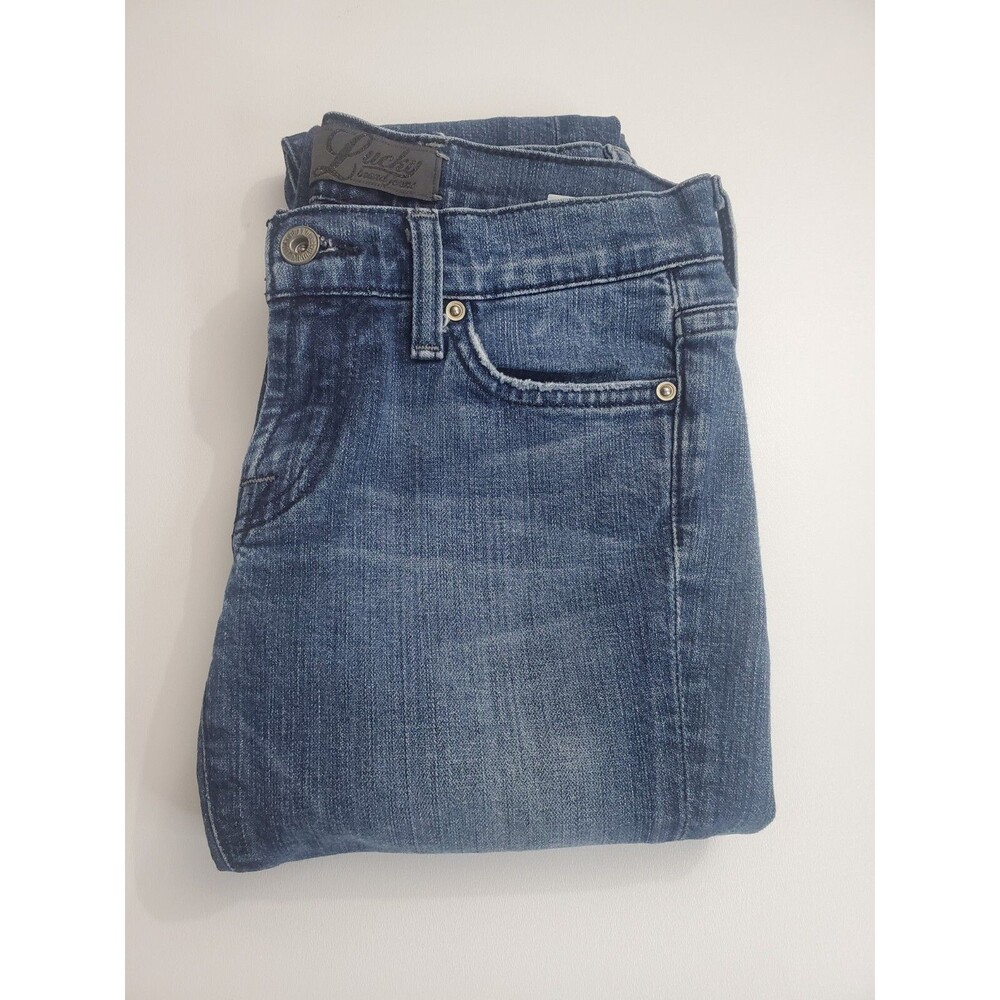 Lucky Brand Women's Straight Jeans Pants, Blue, 00/24